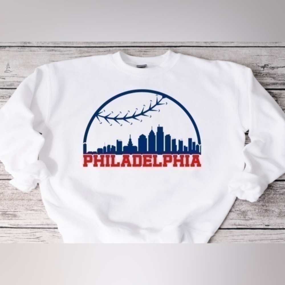 Philadelphia Phillies Skyline Crewneck